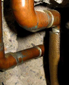 copper pipes